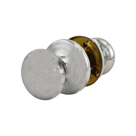 Kwikset Hancock Knob Passage Door Lock with New Chassis with 6AL Latch and RCS Strike Bright Chrome Finish 720H-26
